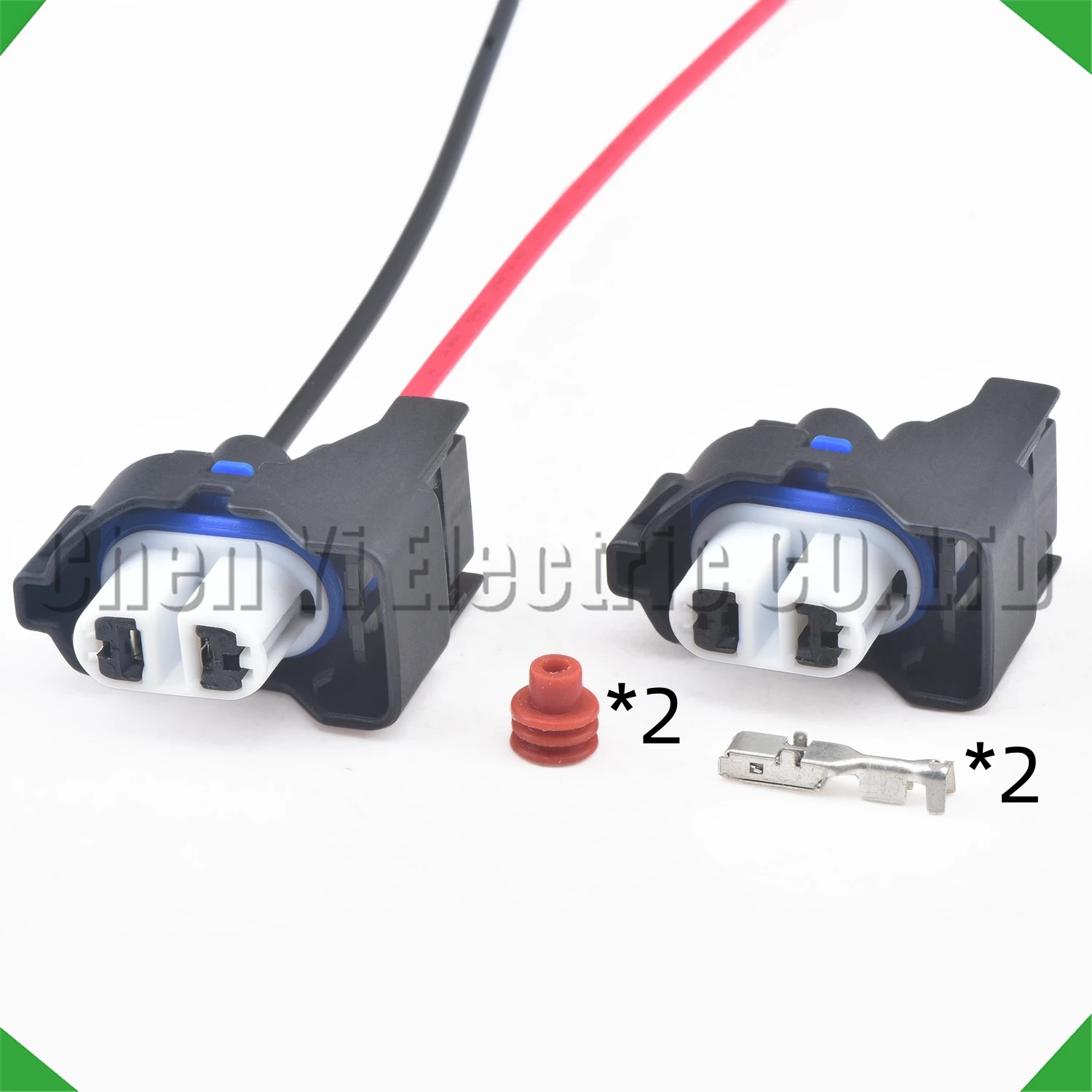 2 Pin Automotive Connectors Fog Lamp Wire harness Plug 8U2Z-14S411-GA 7183-3789-30 For Ford Carnival Fox Taurus