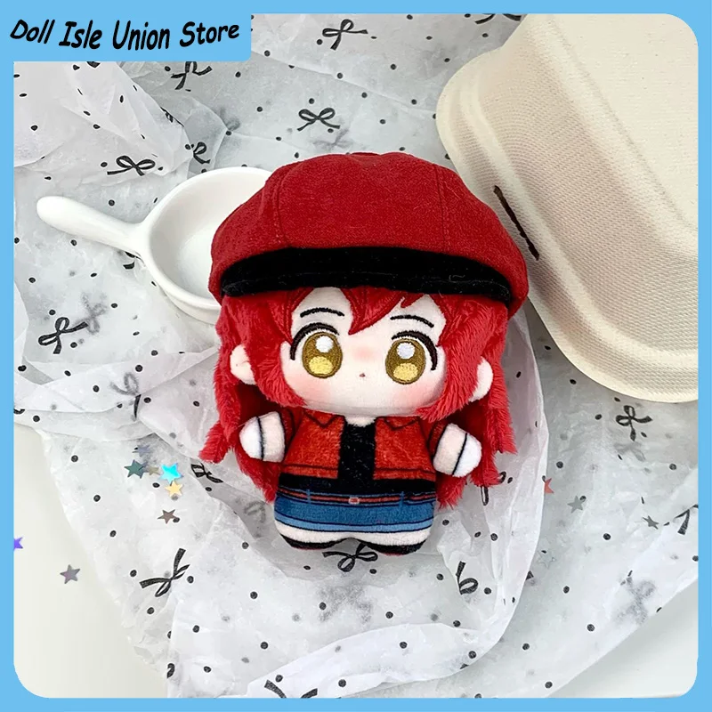 

Cute Q Version 10cm Red Blood Cell Anime Cartoon Printed Doll Cosplay Present Plushie Pendant 10cm Nunu Body Cotton Toys