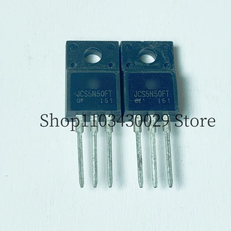 10Pcs New and Original JCS5N50FT JCS5N50T TO-220F 5A 500V N-Channel MOSFET Transistor