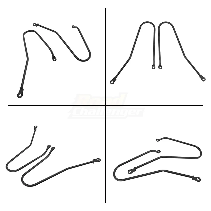 Motorbike Saddle Bags Saddlebag Support Bracket Guard For Triumph T120 T100 Bonneville Mag Wheel 2001-2016