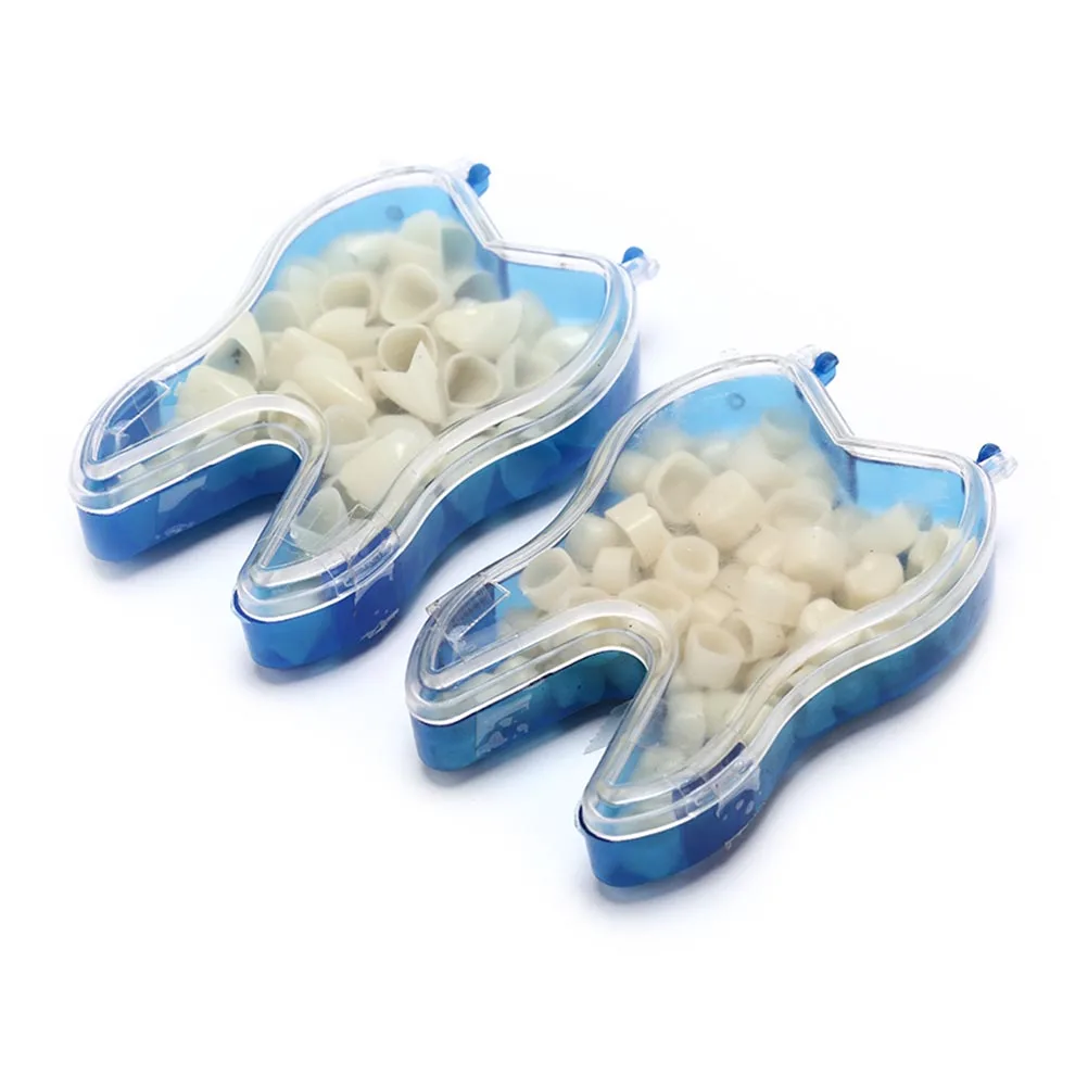 50Pcs/Box Oral Care Molar CrownDental Crowns Resin Porcelain Materials Temporary Teeth
