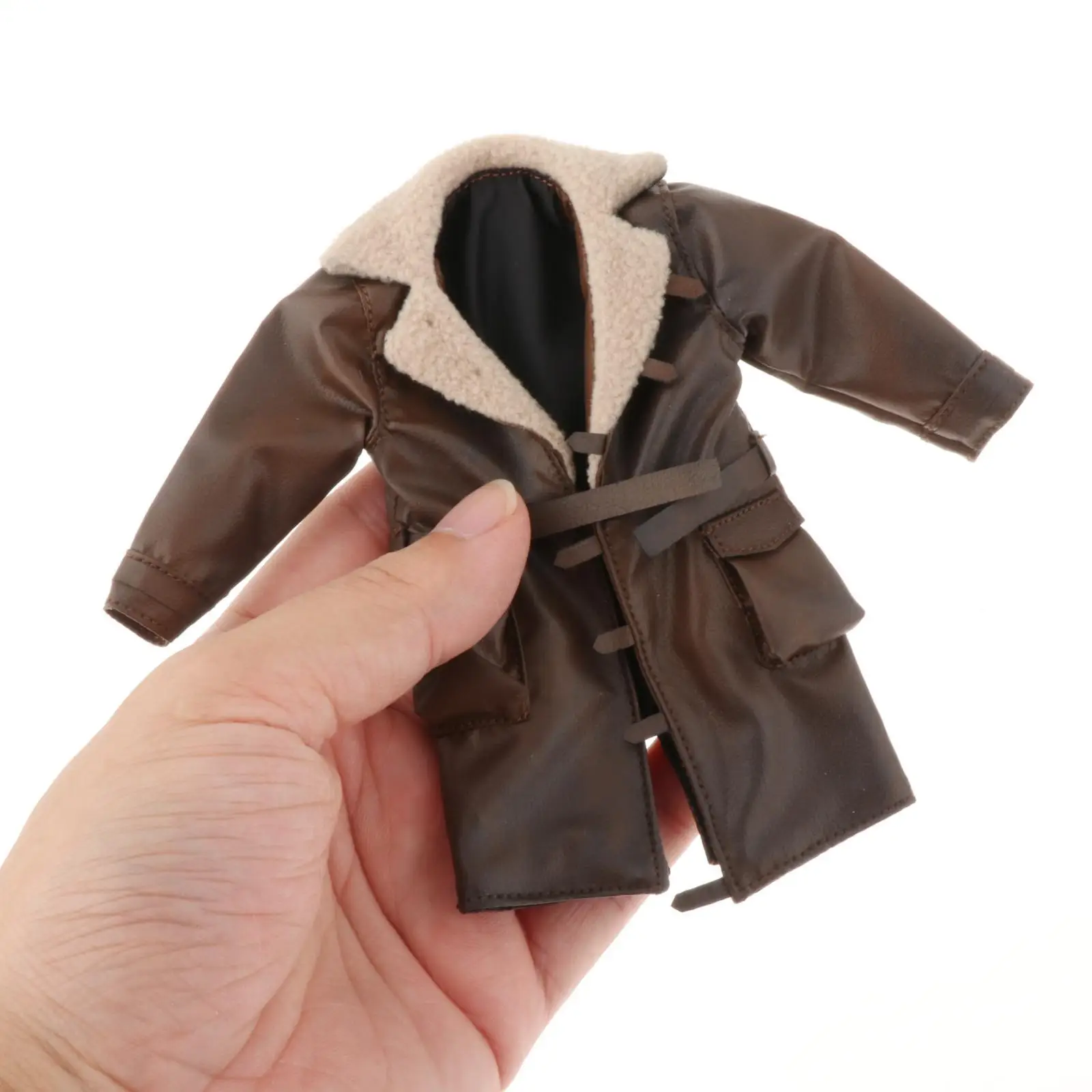 

1/10 Scale Trench Coat for Male Female Soldiers Figures Dress up Accessory