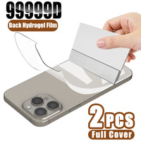 2Pcs Back Hydrogel Film Screen Protector For iPhone16 15 13 12 14 11 Pro Max Plus Mini Clear Soft Full Cover Not Glass Accessory