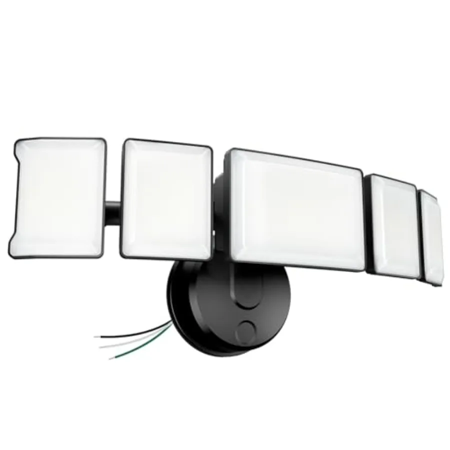 

130W Flood Light Outdoor Switch Controlled 13000LM LED Security Light IP65 Waterproof Outside Floodlight with 5 Adjustable Head
