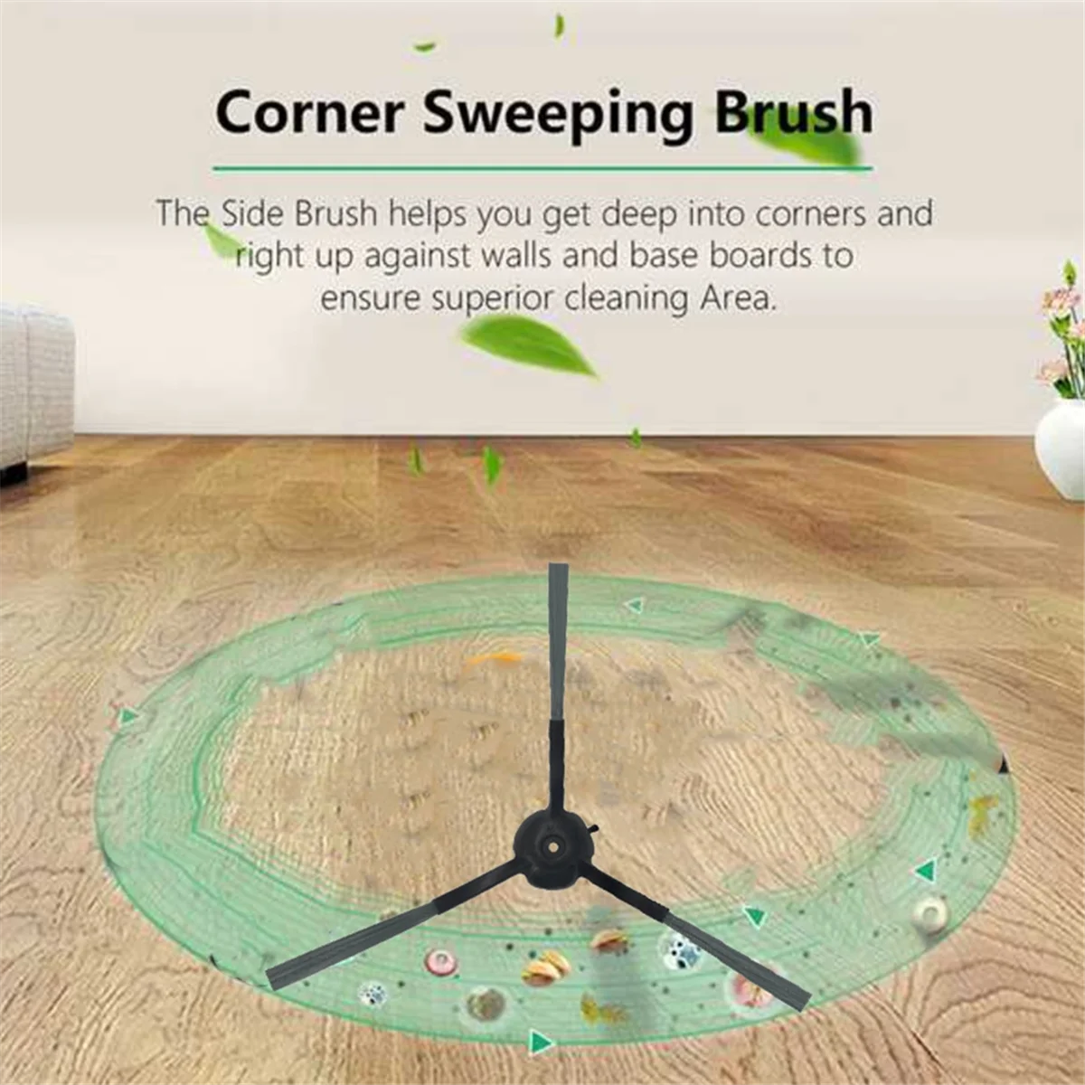

Новинка, 7 шт., основная боковая щетка для робота-пылесоса Vactidy T7 T8, запасные части, моющиеся щетки для чистки