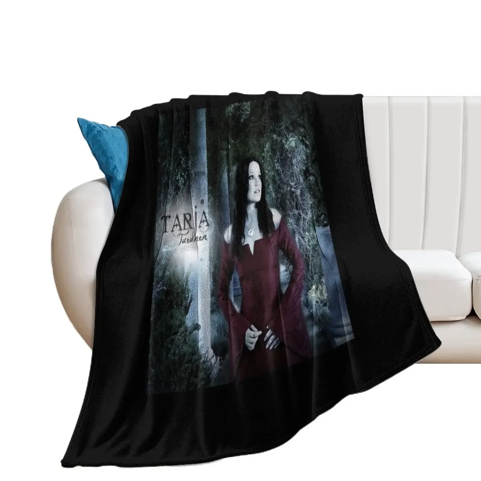 trj02,tarja Soile Susanna Turunen Throw Blanket Sofa Quilt blankets and throws Hair Tourist Blankets