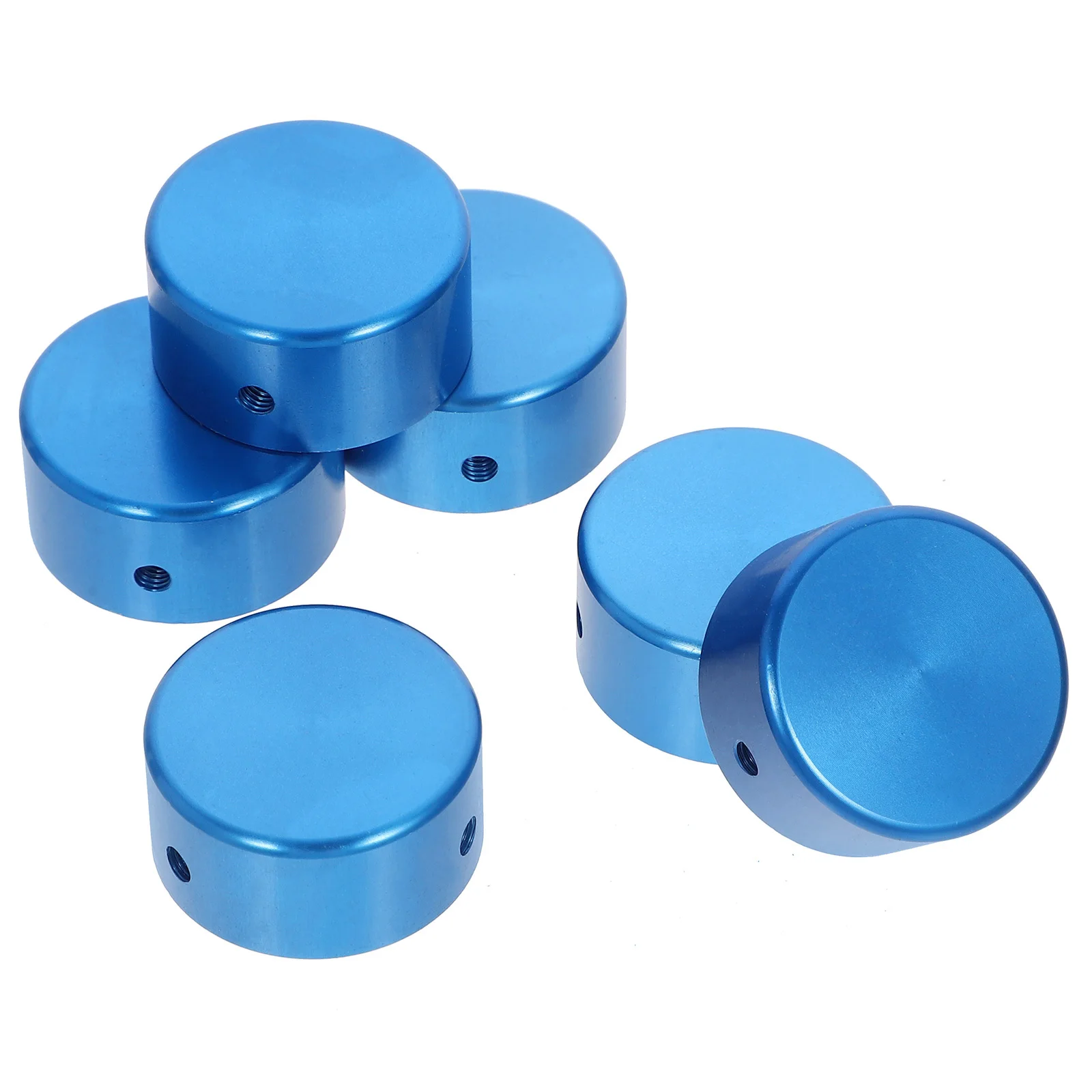 ERINGOGO Metal Guitar Footswitch Cap 6pcs Aluminum Effect Pedal Protector Accessory for Pedals Parts