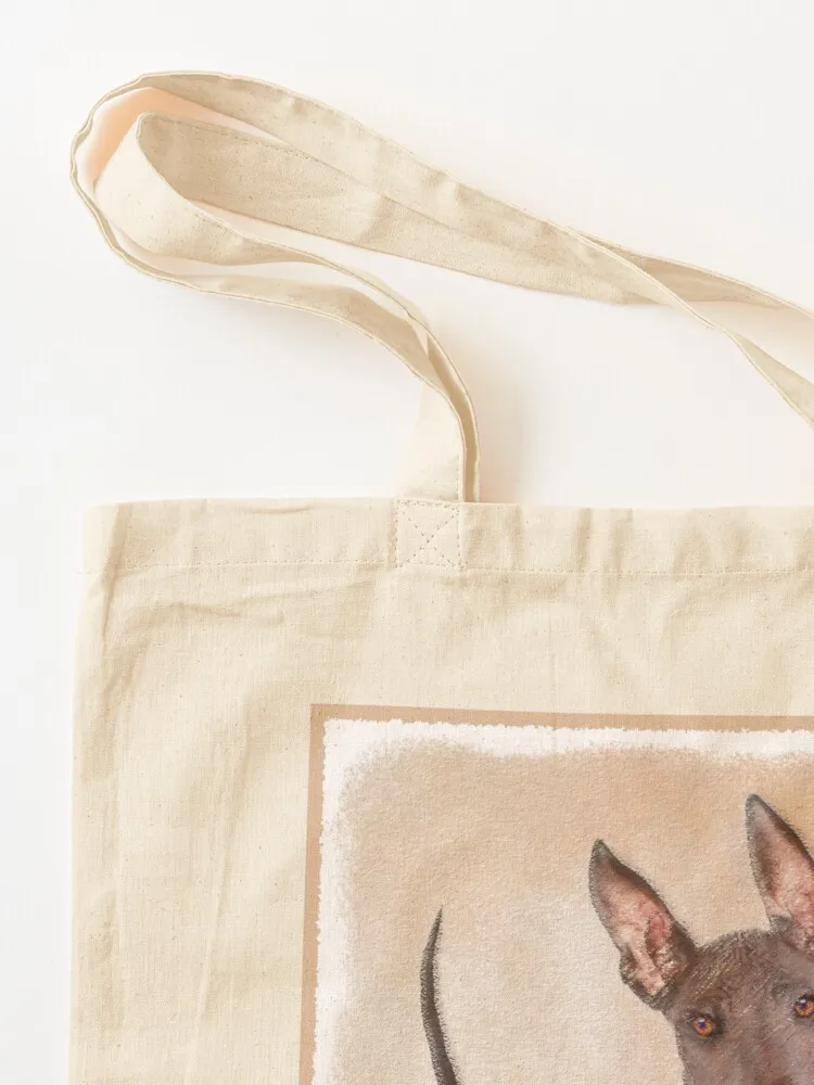 Xoloitzcuintli Painting - Cute Original Dog Art Tote Bag tote bag screen Fabric bag sac pour femme great