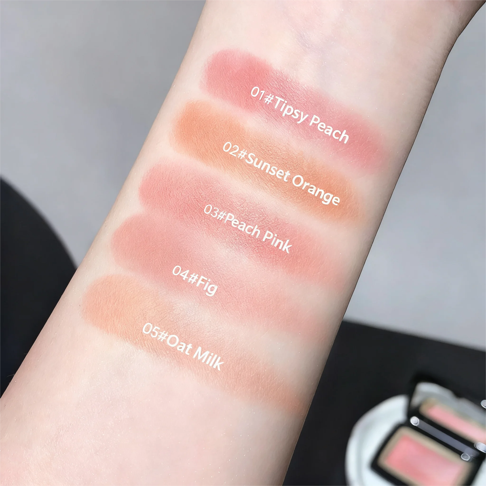 Kakashow Shimmer Radient Blush Único Cor Macio Fosco Blush Natural Rosa Rosto Rouge