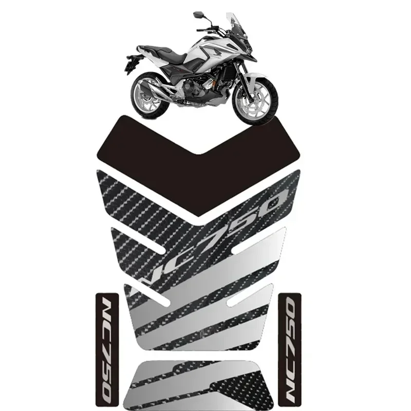 FOR HONDA NC750X NC750S Moto Fuel Tank Protector 3D Gel Sticker Decal NC 750 700 S X