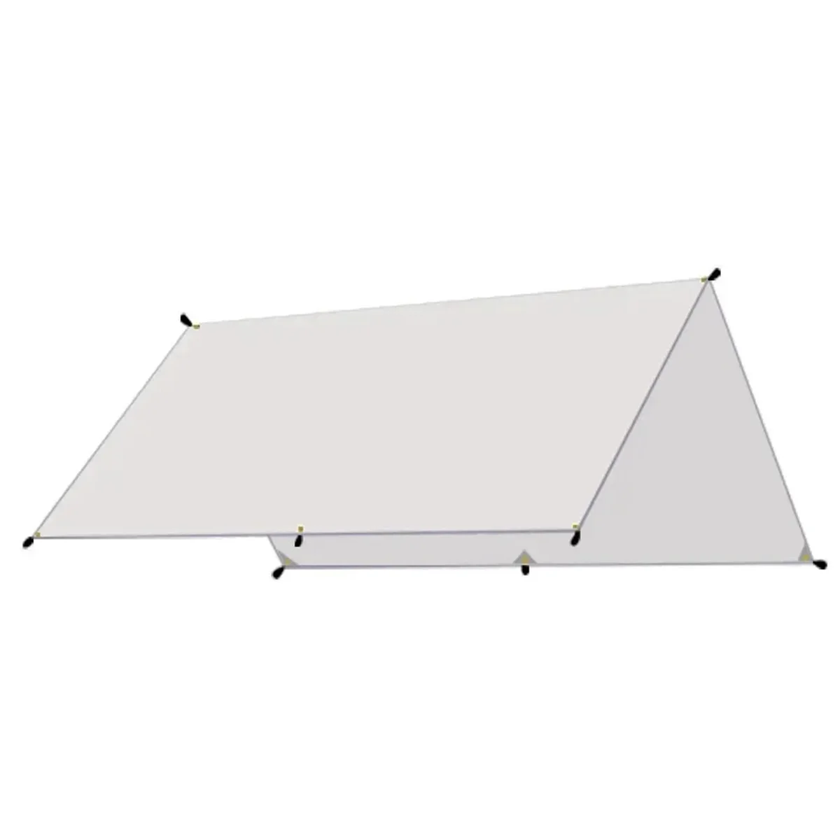 

OURC-Camping Tarp Waterproof Tent Tourist Awning Shade Sun Shelter B