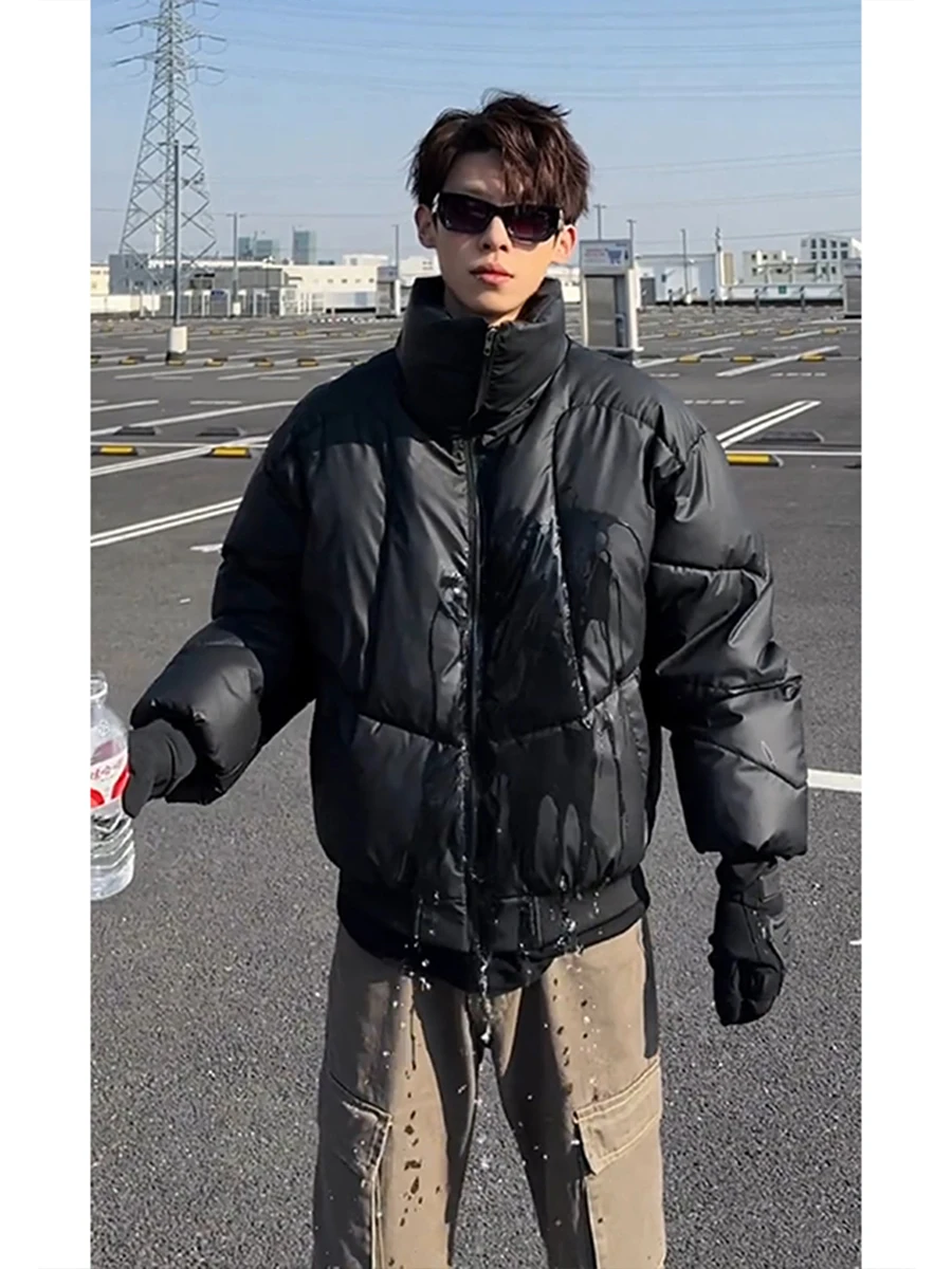 

Мужская зимняя куртка Cleanfit Bla Armor из хлопка: ветрозащитная, водонепроницаемая, с воротником-стойкой, теплая, верхняя одежда