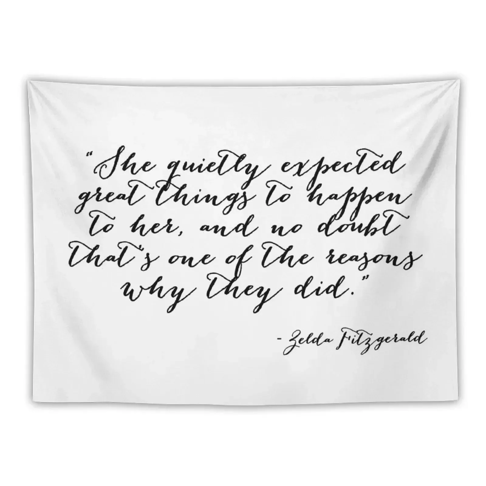 She quietly expected great things Tapestry Nordic Home Decor Decorative Wall Murals Art Mural Tapestry