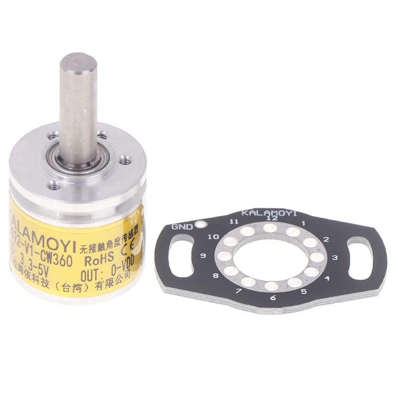 1 PCS P3022-V1-CW360 Waterproof Rotary Hall Angle Sensor 0-360 Degree Full Circle Magnetism NEW Angle Sensor