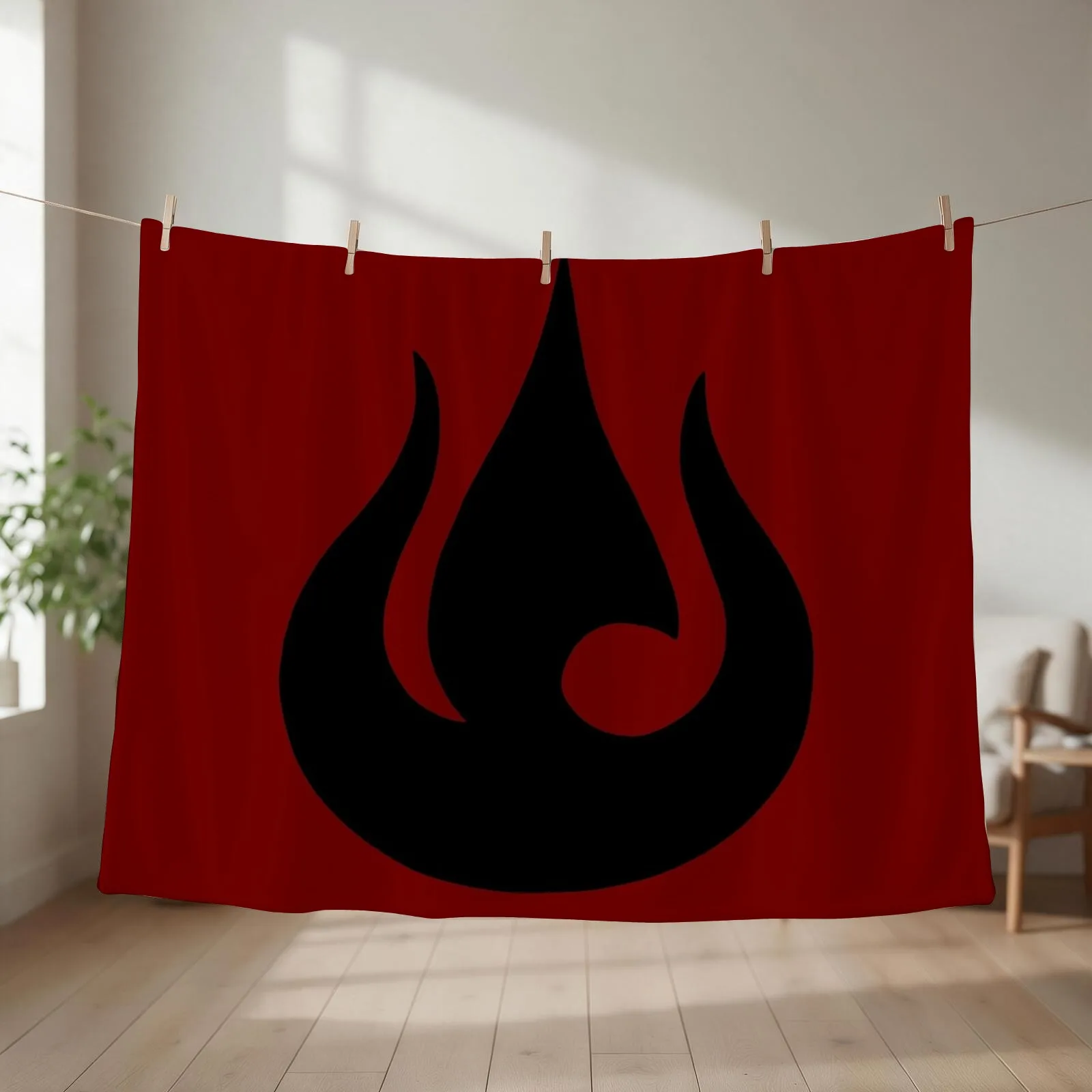 Fire Nation Royal Banner Throw Blanket Blankets For Sofas Beautifuls Soft Beds Fashion Sofas Blankets