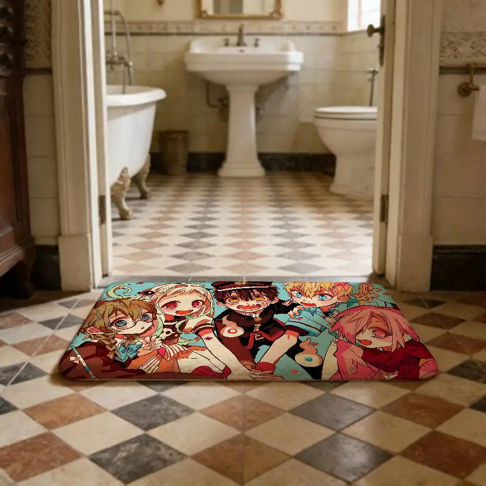 Toilet Bound Hanako Kun Anime Room Mats Retro Multiple Choice Living Room Kitchen Rug Non-Slip Welcome Rug