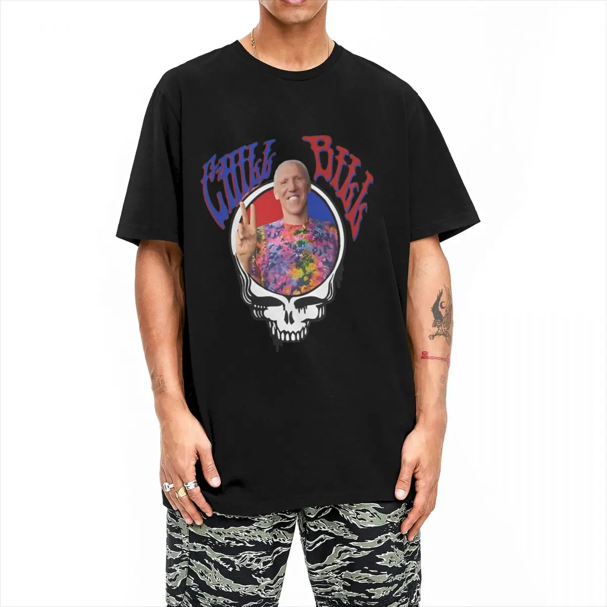 Amazing Chill Bill Bill Walton T-Shirts Men Women Crew Neck 100% Cotton T Shirts Short Sleeve Tee Shirt Plus Size Tops