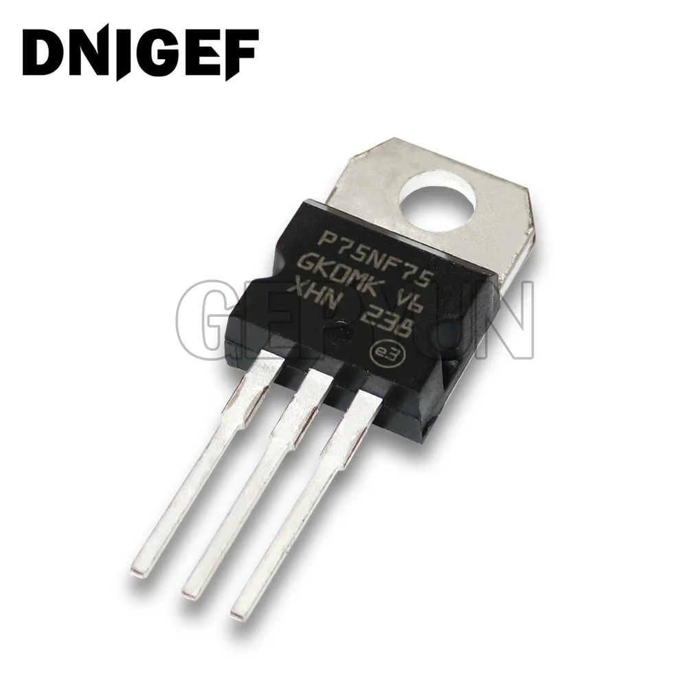 10PCS STP75NF75 TO-220 P75NF75 75NF75 MOSFET N-Ch 75 Volt 80 Amp new MOS FET transistor