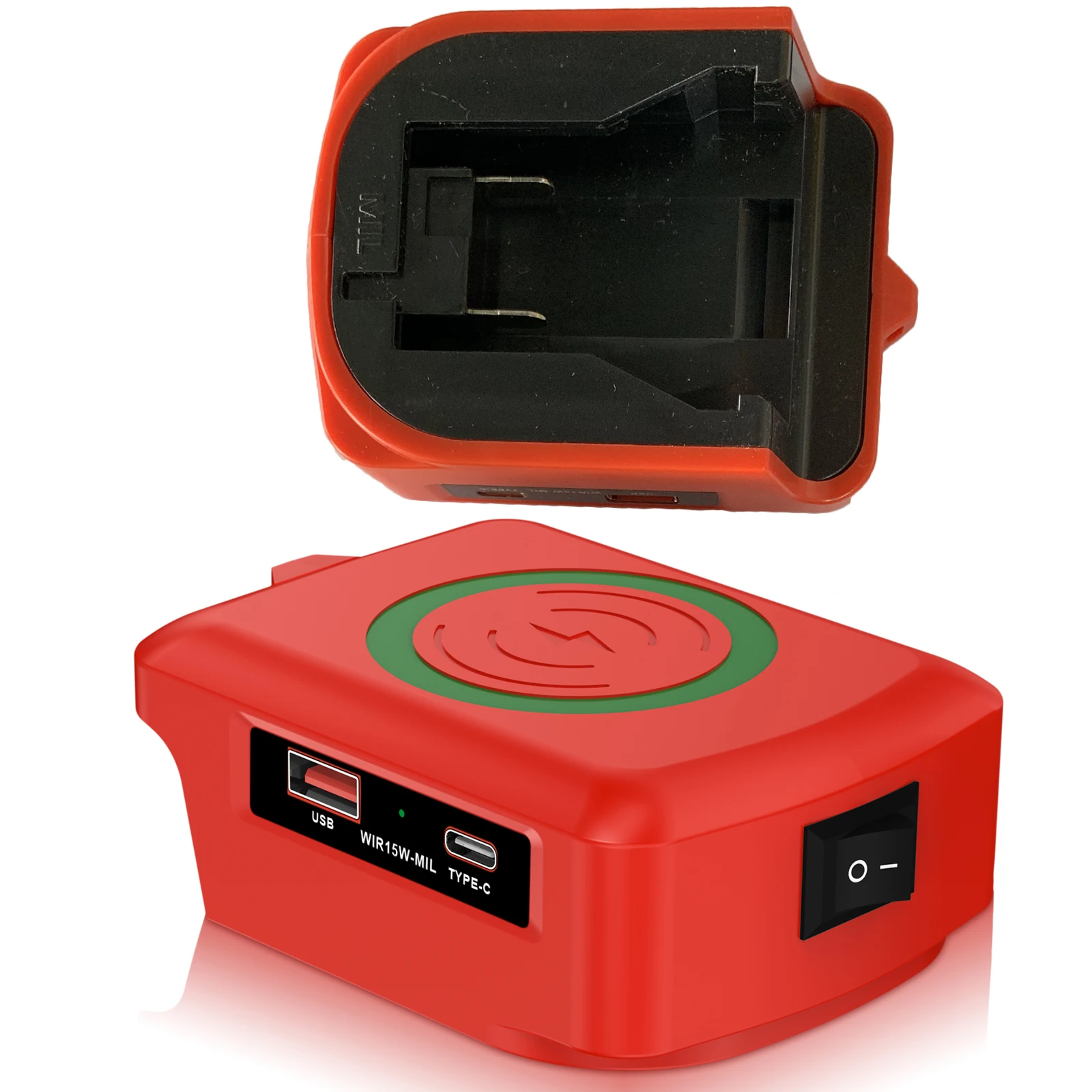 

15W Mobile Phone Wireless Charger Adapter For Dewalt For DCB203 For 48-11-1862 Phone Charger Adapter Power Tools