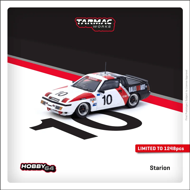 

Tarmac Works 1:64 Starion Macau Guia Race 1985 Michael Lieu model Car