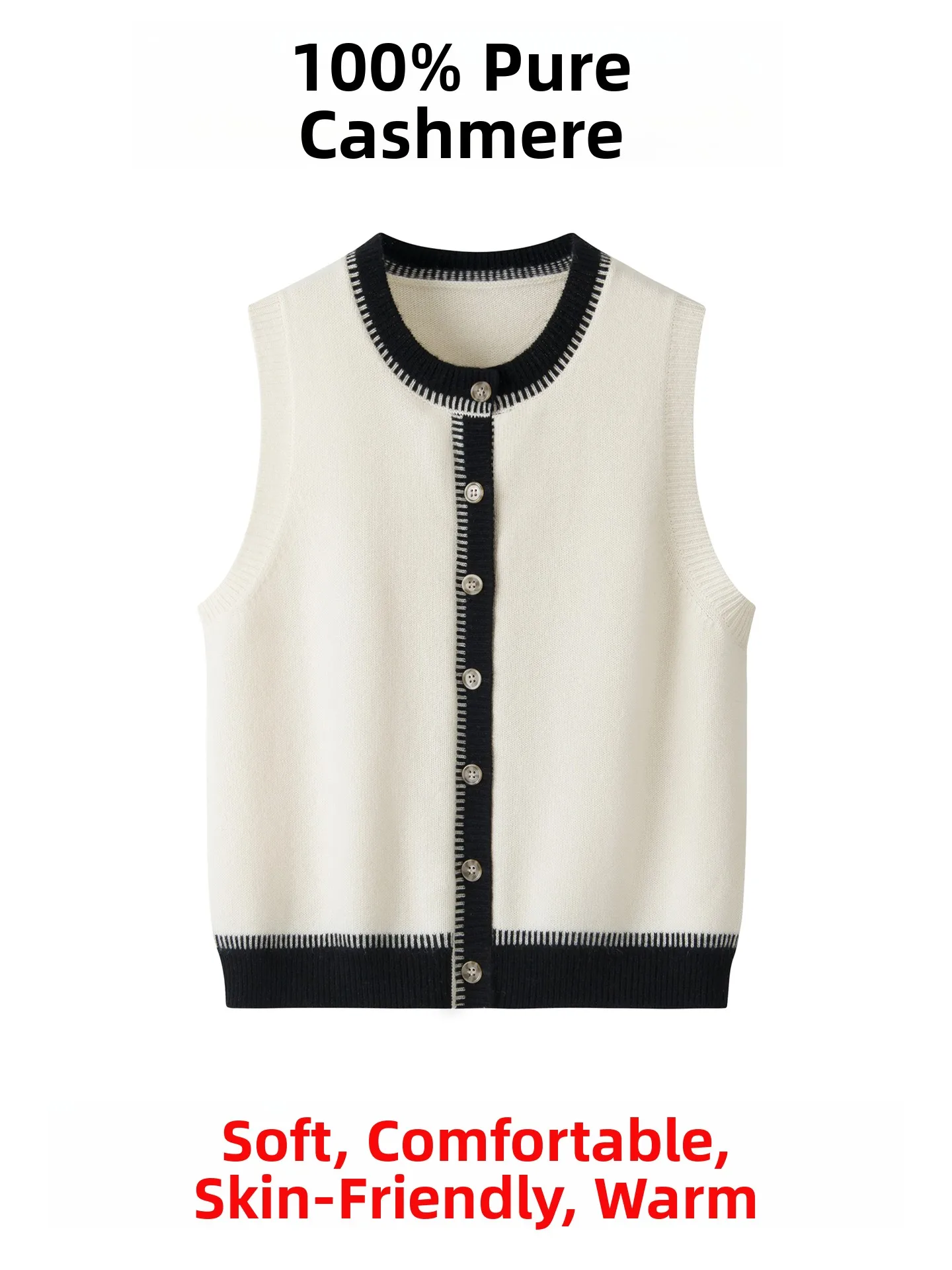 

Женский вязаный жилет Pure Camere Svel Round Ne, осень-зима, новое шерстяное пальто Sle Base irt Thiened