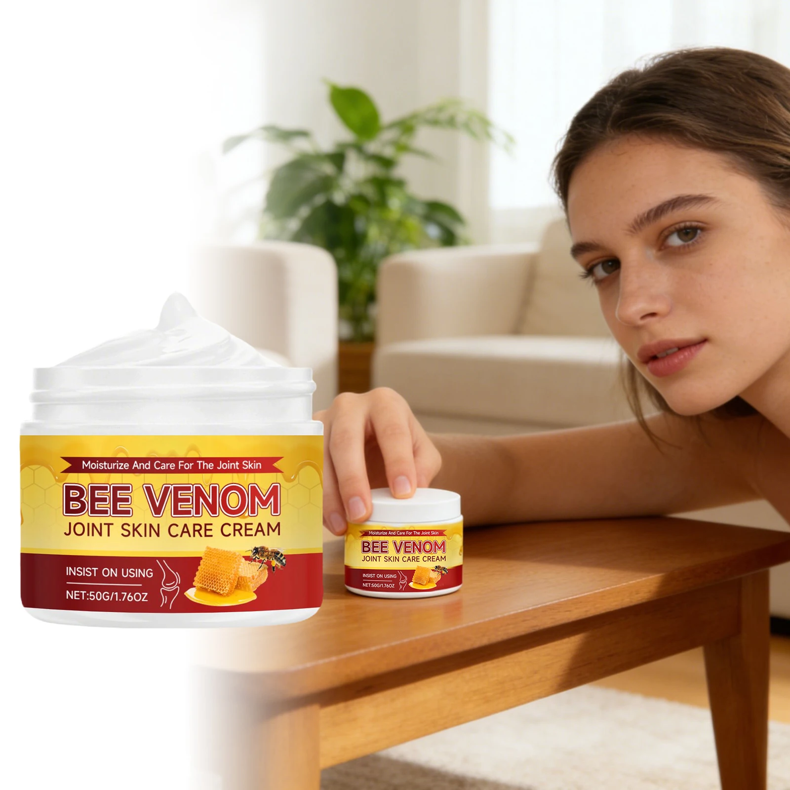 

Bee Venom Joint Skincare Cream Caring Joint Skin Assist Soothing Discomfort Reduce Tightness Multi-Scenarios Skin Nursing Creams