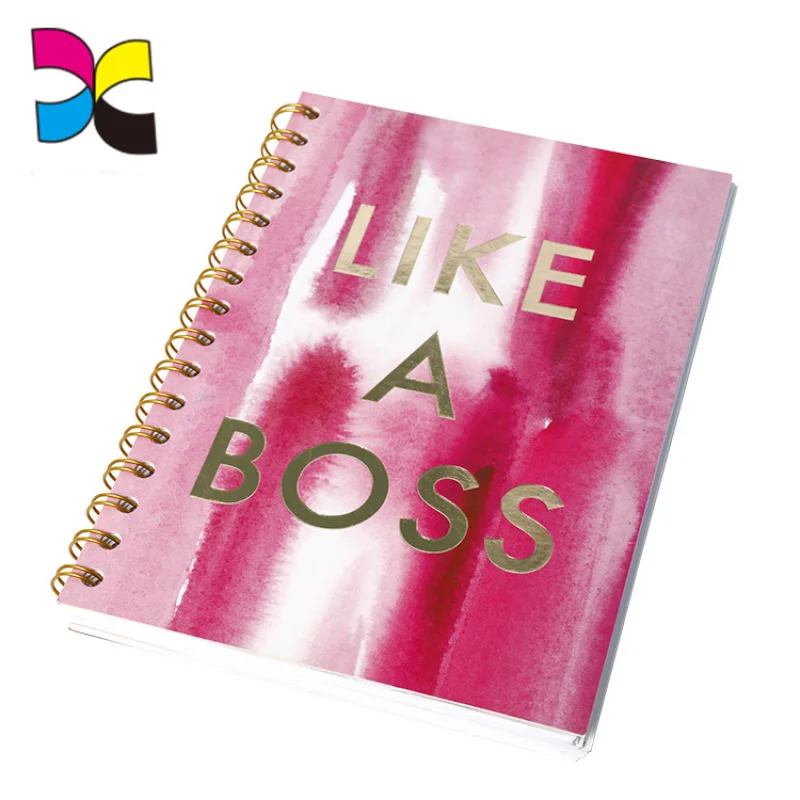 

Customized spiral binding hardcover book printing