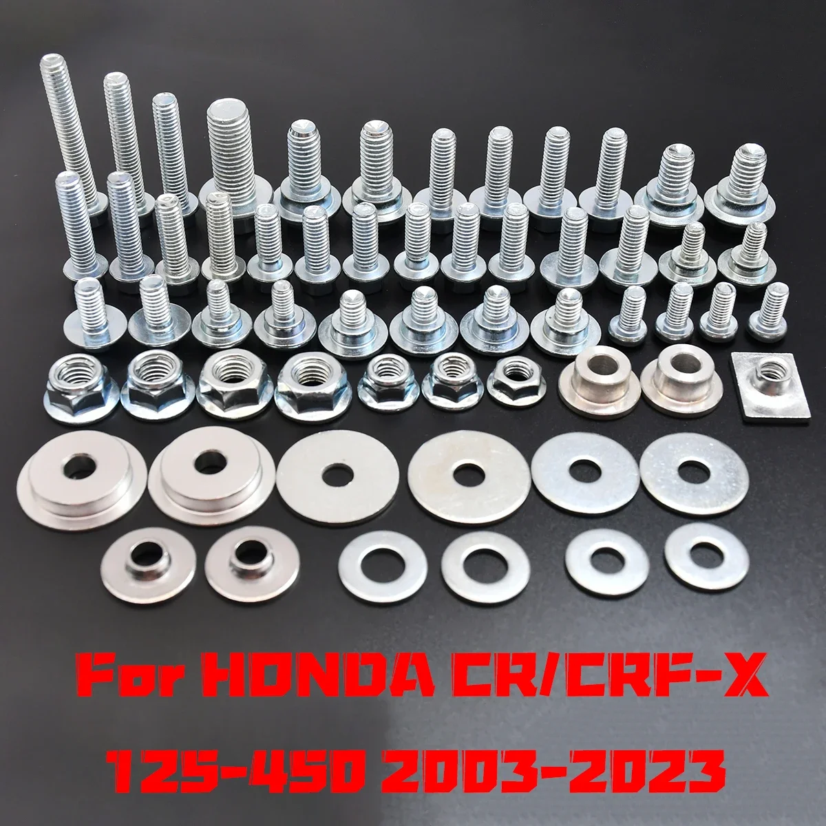 

For Honda CR125R CR250R CRF250R CRF250RX CRF450R CRF450RX CRF250X CRF450X CR CRF Motorcycles Fairing Fender Screw Bolt Kit Set