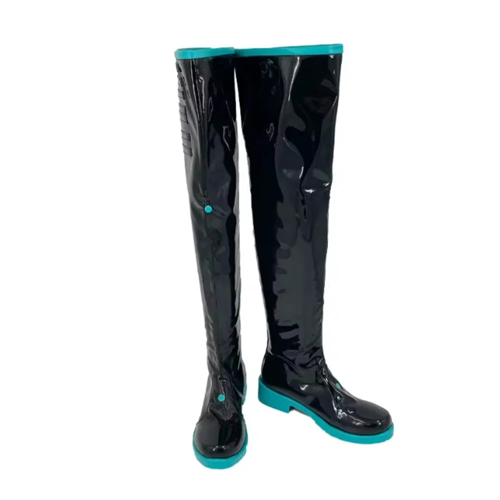 Anime Mikuu Kasane Teto Women Cosplay Shoes Len Rin Cos Custom Made Boots