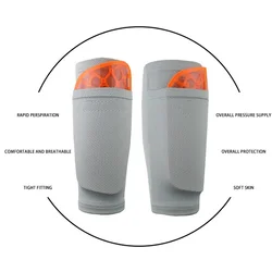 Women Men Kids Teens Soccer Shin Guards Leg Sleeves Football Calf Protector Shinpads Shockproof Anti-collision Sets Custom Logo