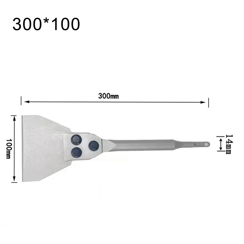 أداة مكشطة كهربائية 100 مم متوافقة مع المطارق الكهربائية أداة كاشطة كهربائية تصميم أداة طويلة الأمد