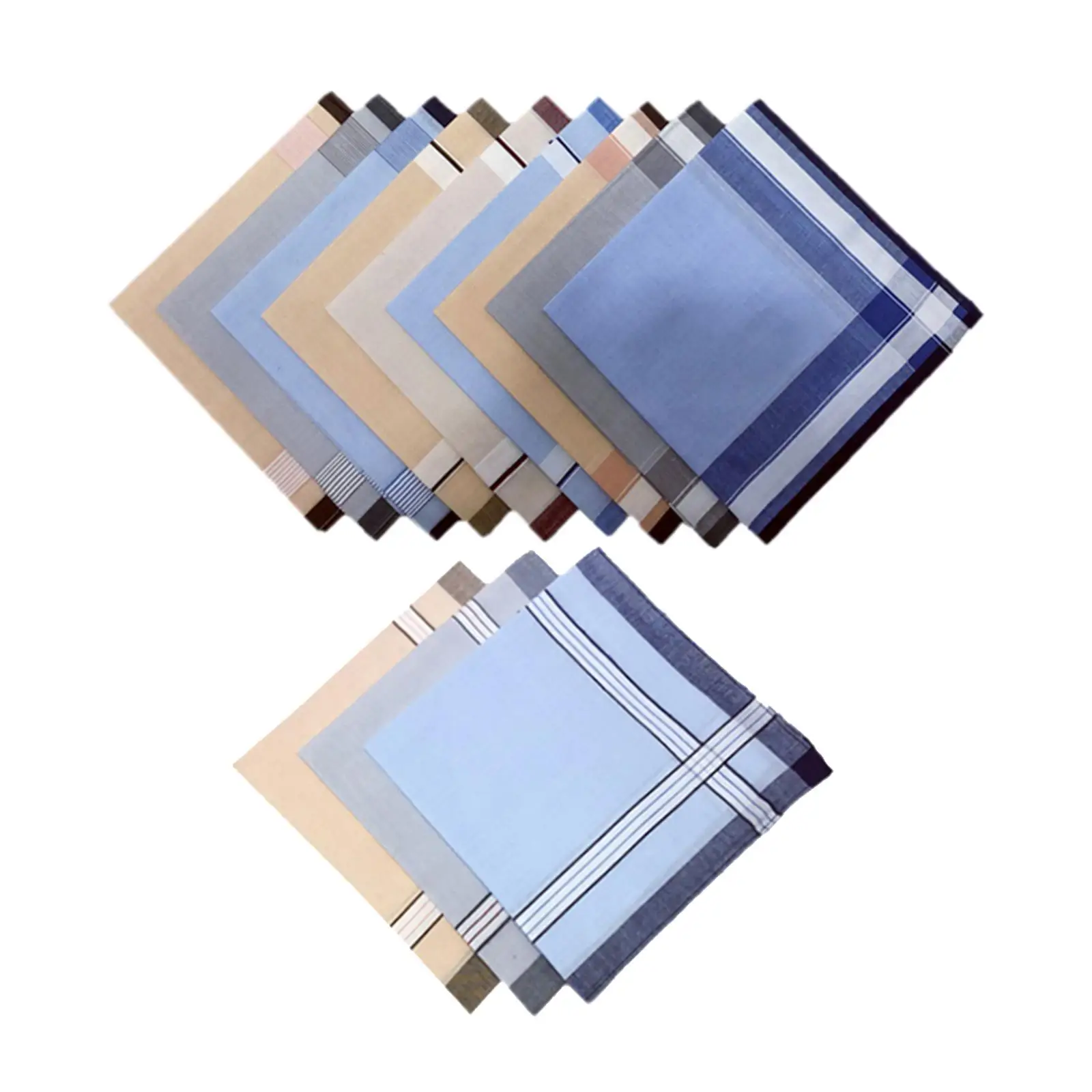 2x مناديل رجالية أنيقة - إكسسوارات أنيقة للمناسبات الخاصة #5