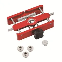 Precision Mortising Jig and Loose Tenon Joinery Jig 2 in 1 Punch Locator Hole Puncher Doweling Jig Connector Woodworking Tools