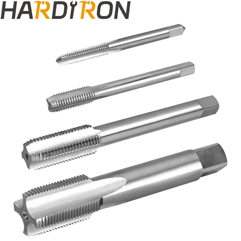 Машинный метчик Hardiron M25X3, левый, метчики из быстрорежущей стали M25 x 3,0, прямые рифленые метчики