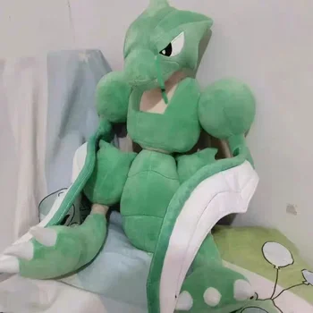 70cm Pokemon Scyther juguetes de peluche muñeca de Anime adorno lindo Pokémon dibujos animados relleno Plushie almohada regalo para niños Navidad