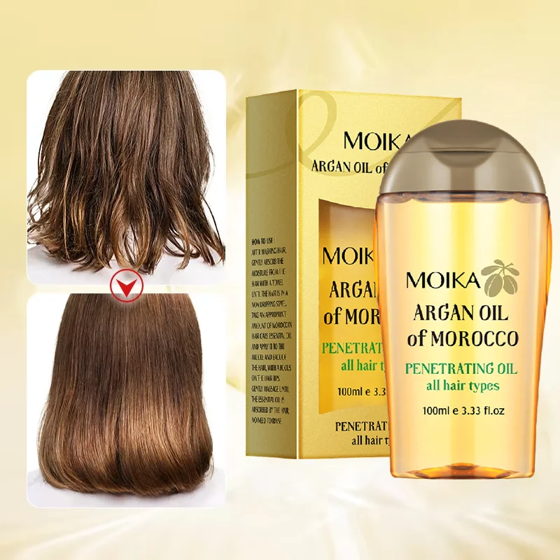 

Moroccan Thick Essential Oil for Repairing Hair Damage, Preventing Hair Loss, Softening Hair, Nourishing Hair Care Essential Oil