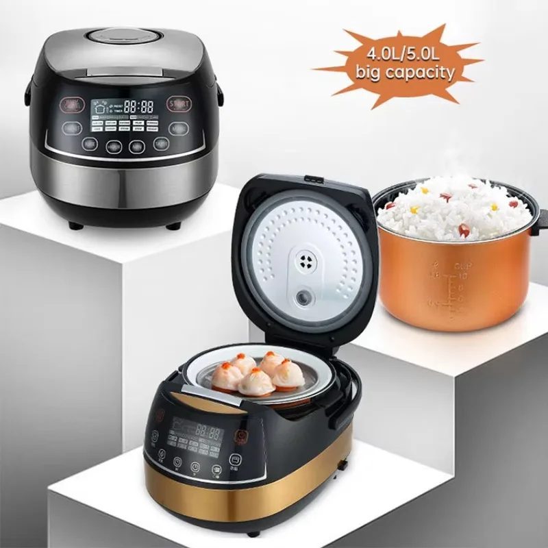 

Digital Multicooker Ceramic Inner Pot Rice Cookers 110V Large 5 Capacity Electric Rice Cooker 10 Cup Timer Function