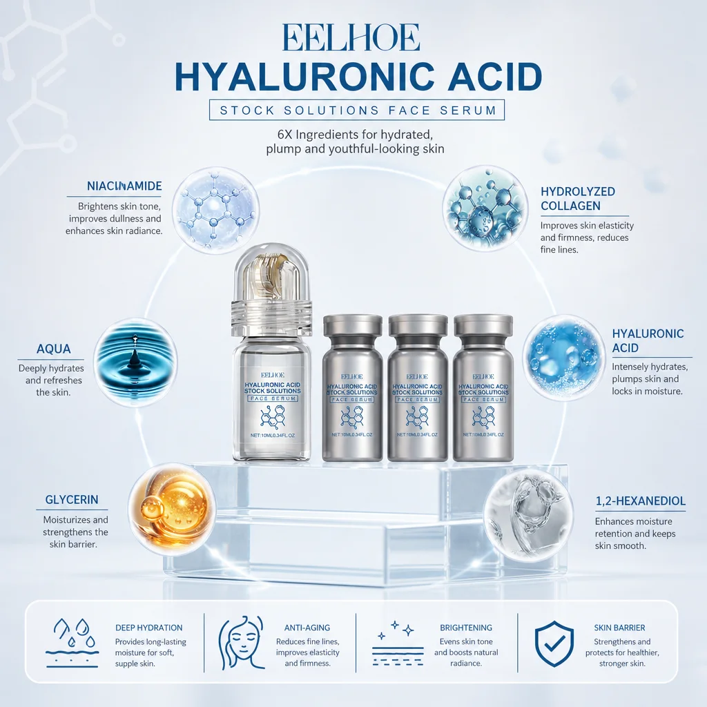 Kit de sérum anti-âge pour le - Hyaluronic Acid Facial Serum avis et prix