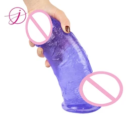 Huge Penis Realistic Dildo for Woman Suction Cup Female Masturbator for Lesbian Oversize Phallus Sex Toy Ultra Thick Sex Product