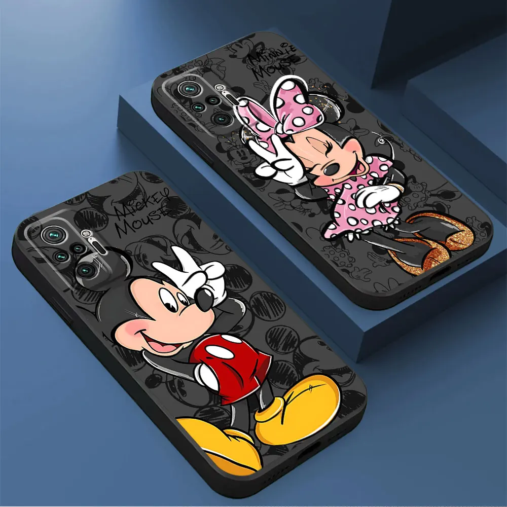 Disney Mickey Minnie Mouse Cover Phone Case for Samsung Galaxy A02s A04e A03 Core A03s A05s A04s A14 A01 A12 A54 A13 A52