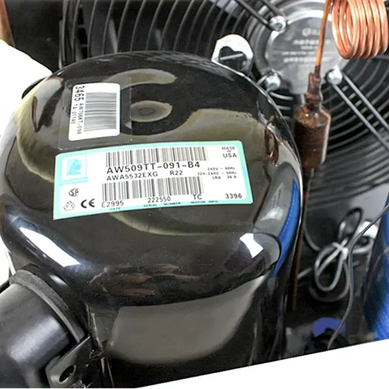 Foshan Factory Direct Sell 900W 1200W 1800W Small Freighters Chiller Cool Unit Air Cooled Pump Seafood Farming Equipment