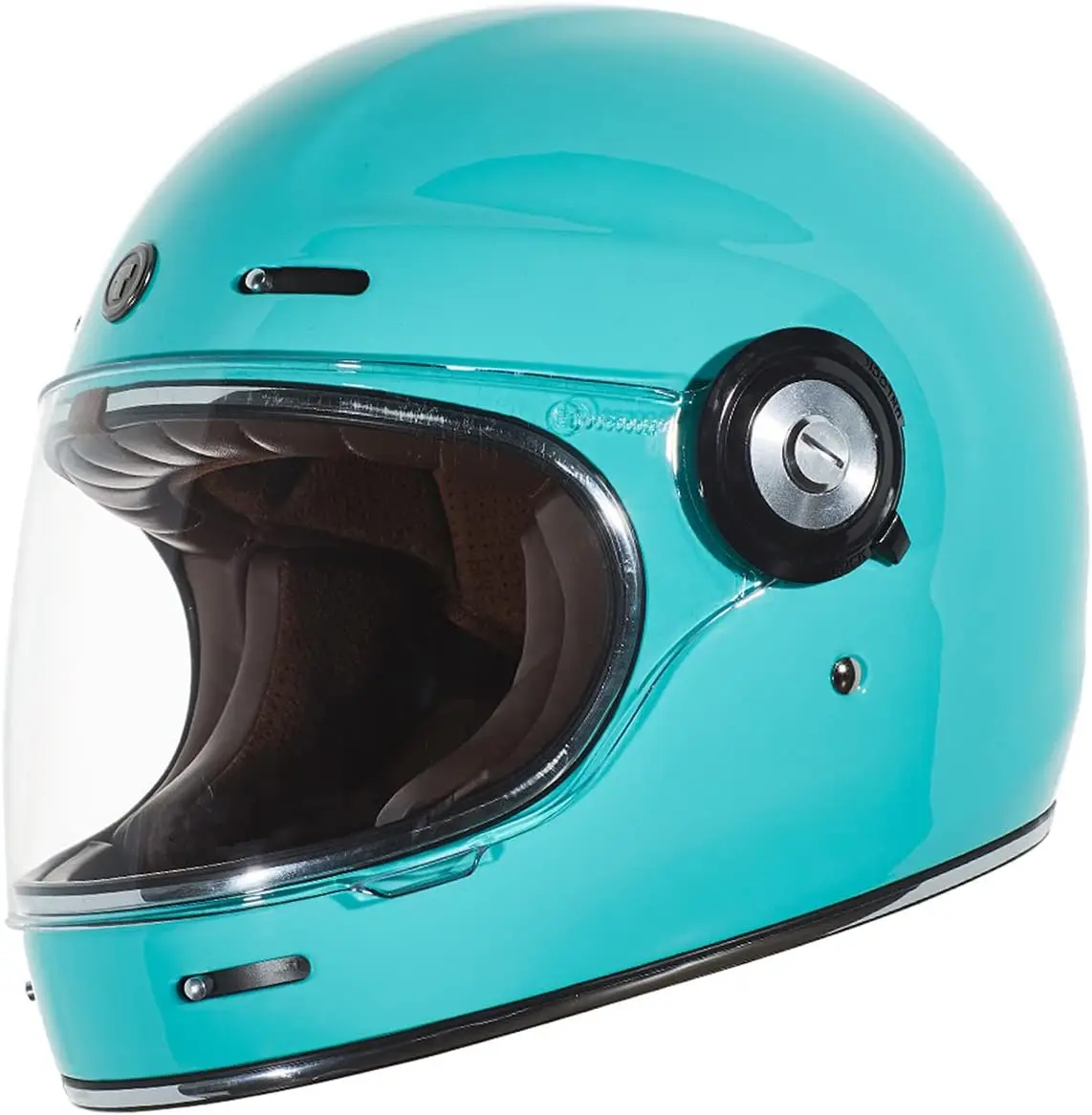 

T1/Newport Fiberglass Full Face Moycle Helmet DOT & ECE Approved