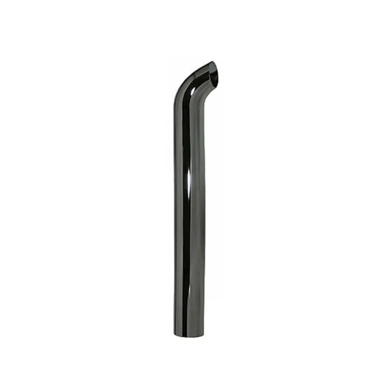 

4" Curved Stack Exhaust Mandrel Pipe Chrome Plated OD for Truck Long 24"