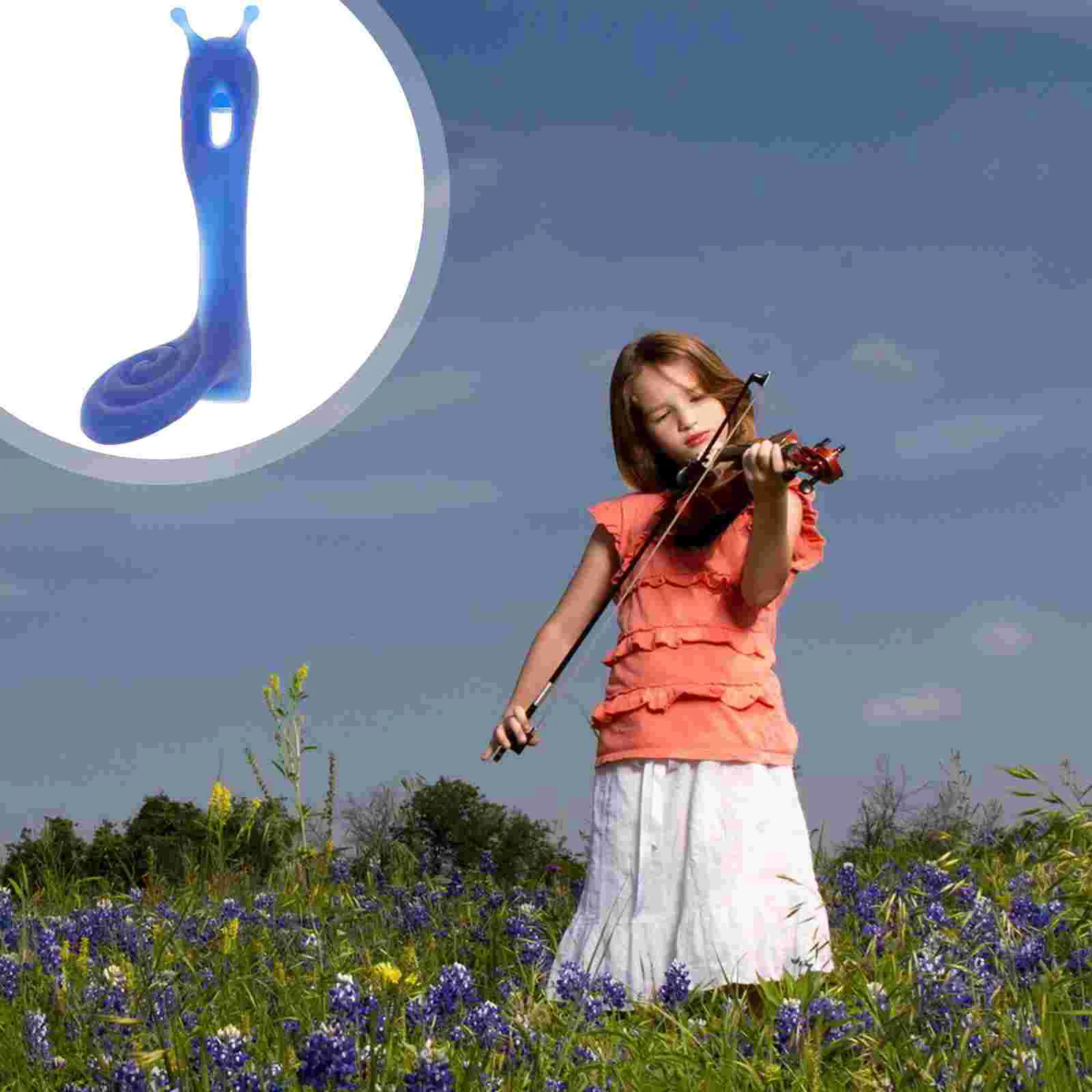 

Violin Orthotics Bow Straightener Posture Corrector Holder Gesture Adjuster Accessory Fiddle Training Tool Blue Child