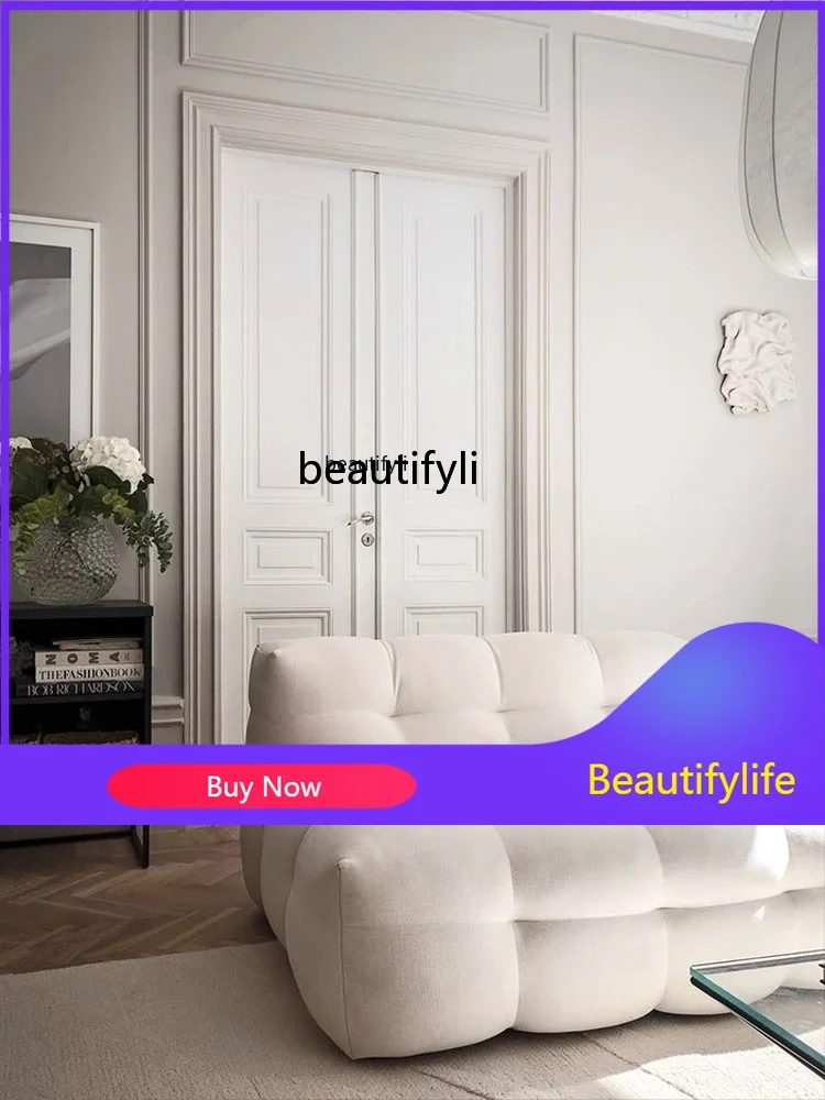 

X k178 4050 ss Single Sofa Retro Cream Style Sofa Chair Leisure Living Room New Minimalist