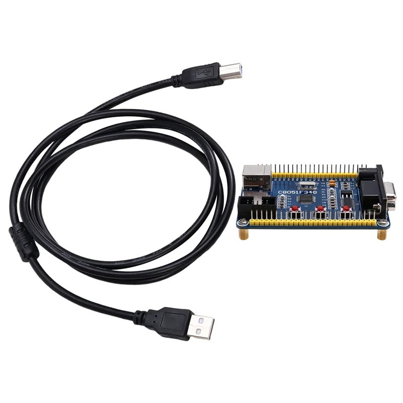 Placa de desenvolvimento de microcontrolador FULL-C8051F340 Placa central Placa de aprendizagem Placa de sistema
