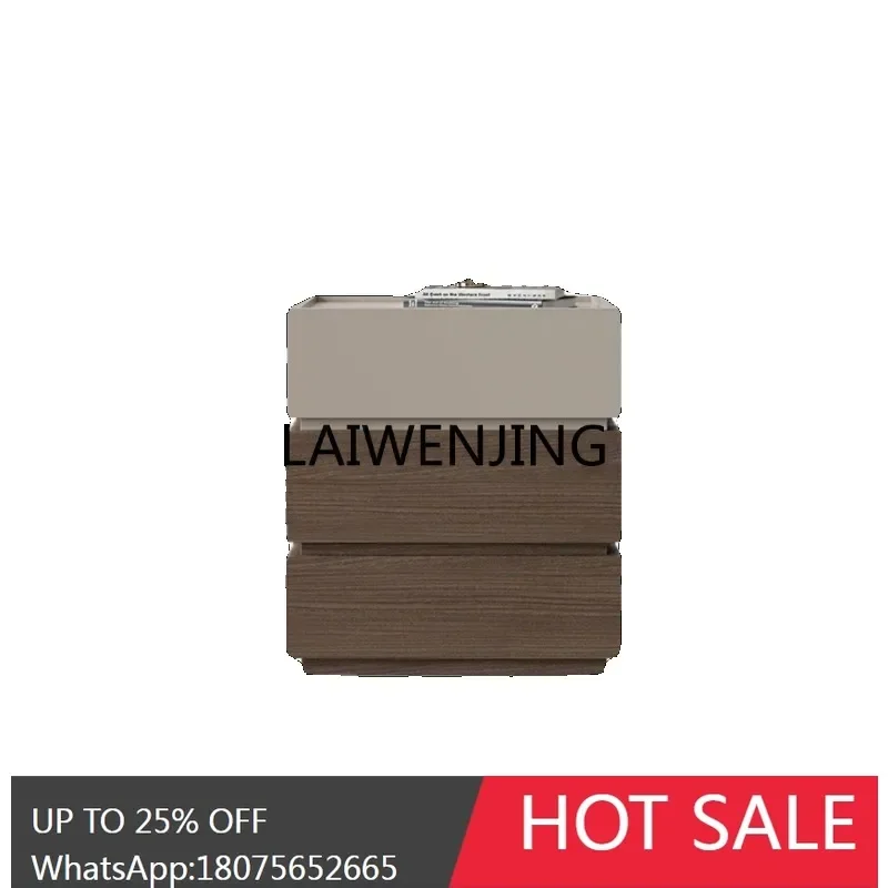 modern small locker bedside storage can be customized creative three-pump bedside cabinet