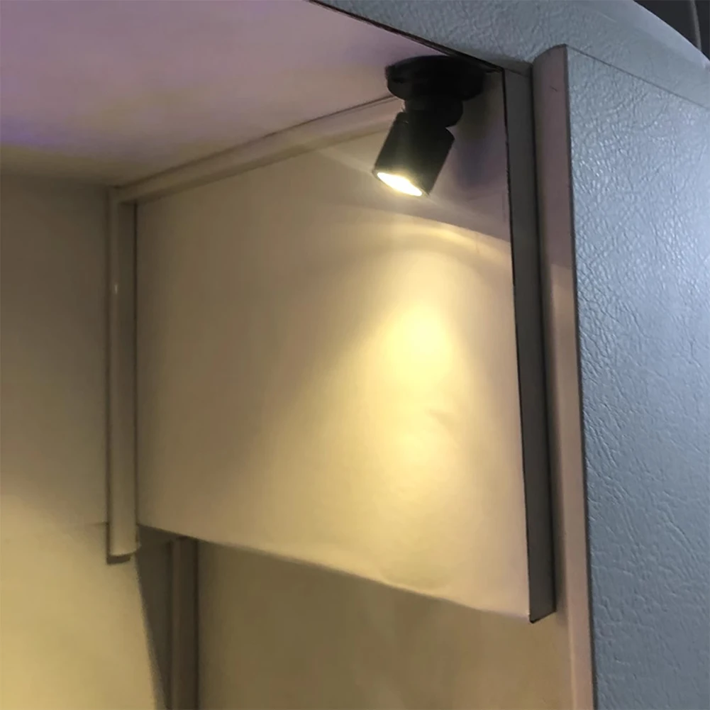 4Pcs Dimmable Spotlight Spot Light Usb 5v Led Spotlights Usb Projector Spot Lamp On/Off Switch Undercabinet Display Light