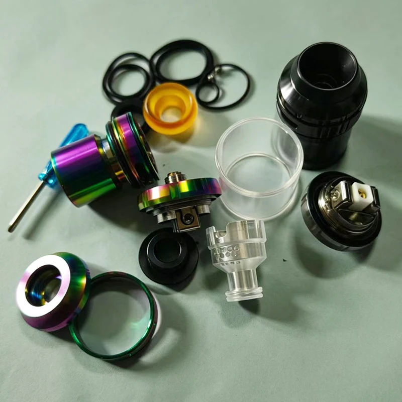Zeus X Mesh RTA Tank 316ss 3.5ml/4.5ml 25mm Ni80 Çift Sızdırmaz Üst Hava Akışlı Mesh Modüler Yapı Destekli Dekoratif Yedek Parçalar