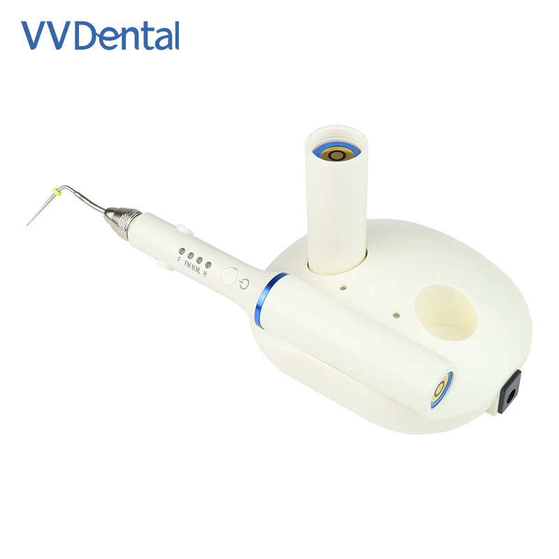 VVDental Dental Cordless Gutta Percha Obturation Pen Root Canal Filling System +4 Tips 3 Sec Heating Dental Gutta-percha Cutter
